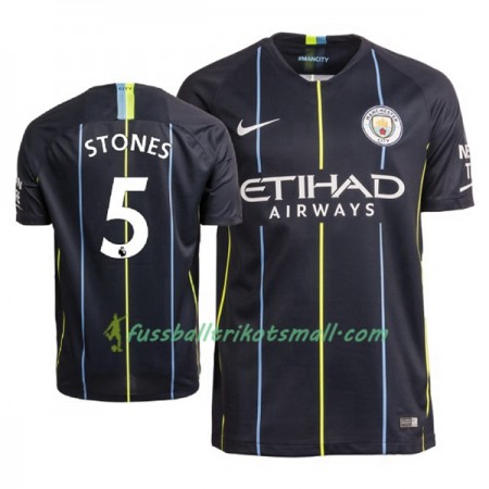 Fußballtrikots Manchester City Stones 5 2018-2019 Kurzarm Auswärts-trikot kaufen